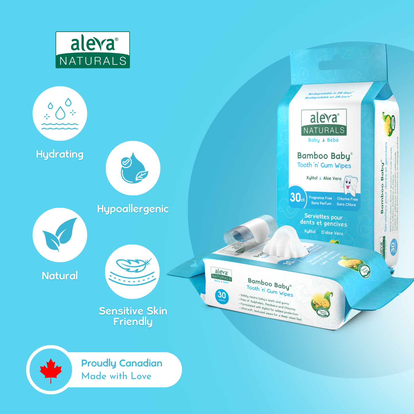 Bamboo Baby Tooth 'n' Gum Wipes