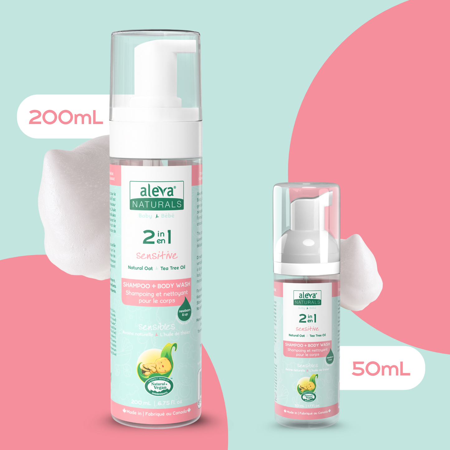 2 in 1 Shampoo + Body Wash